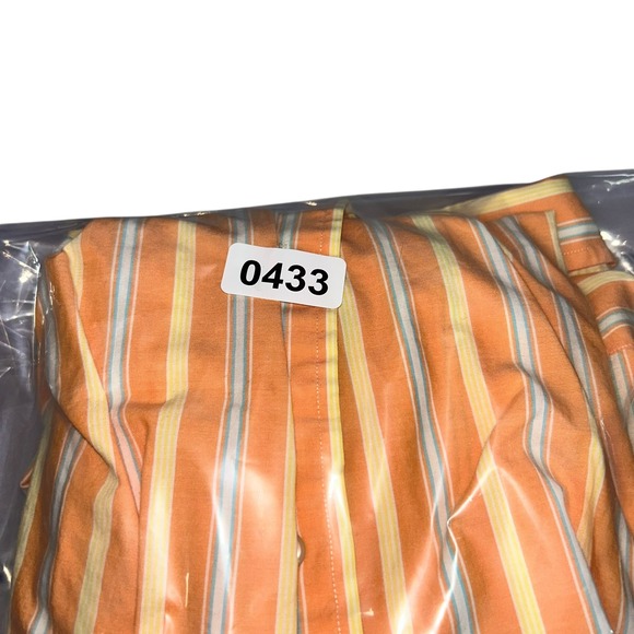 Ralph Lauren Classic Fit Striped Button Down Shirt Mens Size XL - Picture 9 of 9